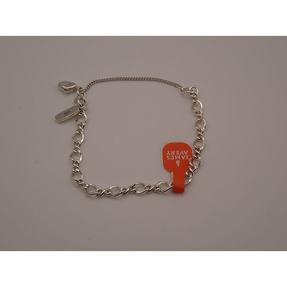 NEW James Avery Charm Bracelet Small .925 Sterling Silver Medium Twist Chain - Picture 2 of 5